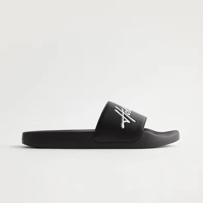 Hollister Signature Logo Slides Black