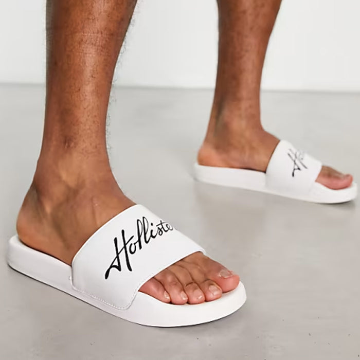 Hollister Signature Logo Slides White