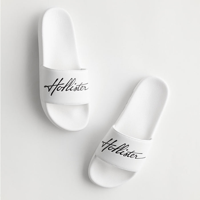 Hollister Signature Logo Slides White