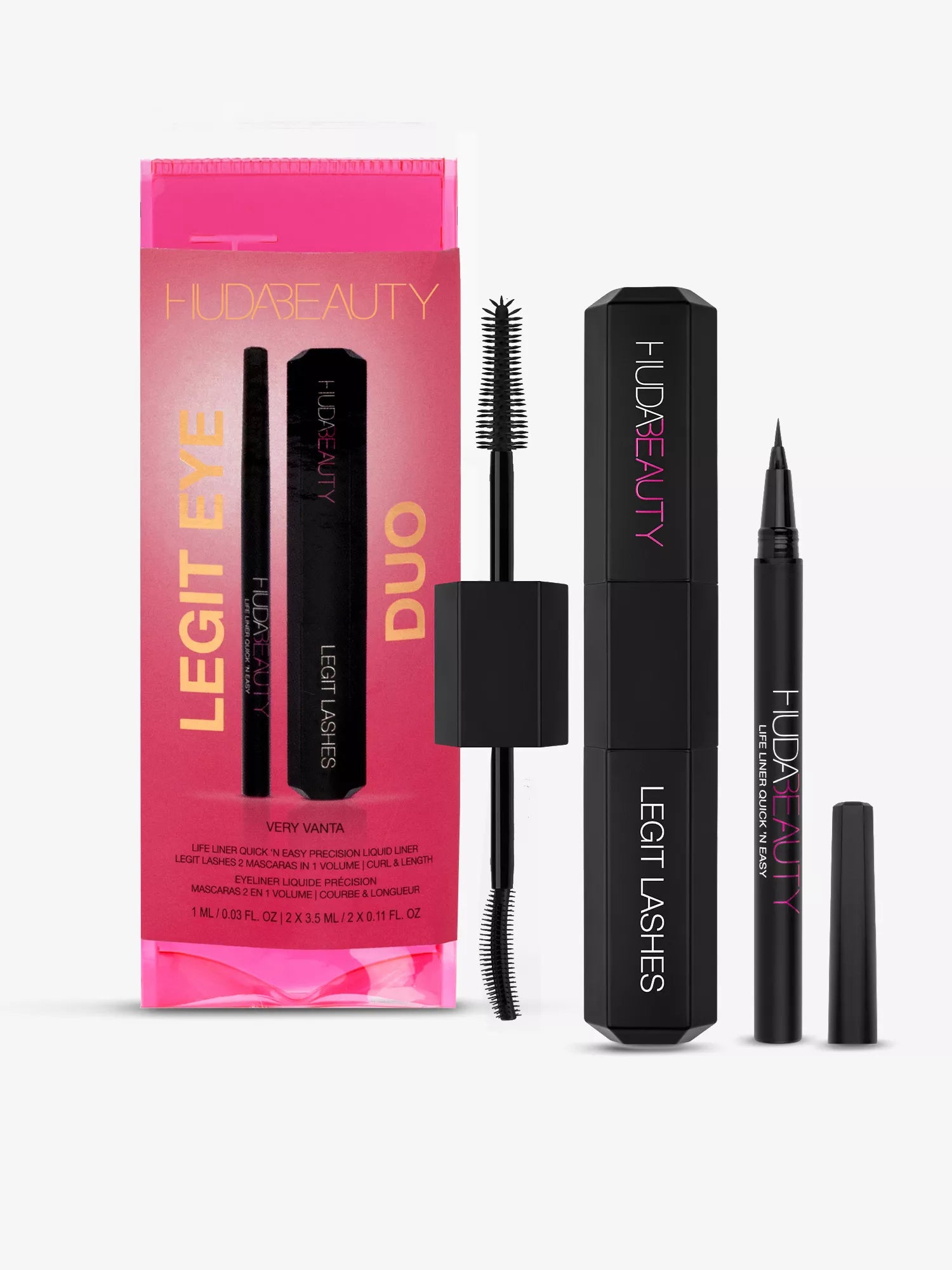 Huda Beauty Legit Eye Duo Set