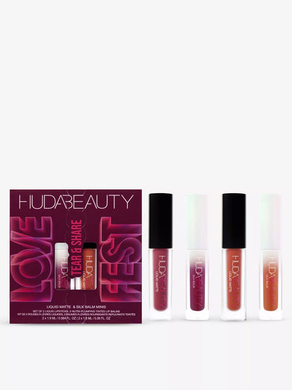 Huda Beauty Lovefest Tear & Share Lip Quad