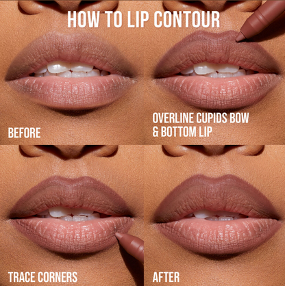 Huda Beauty Lip Contour Duo Blushed Pinks