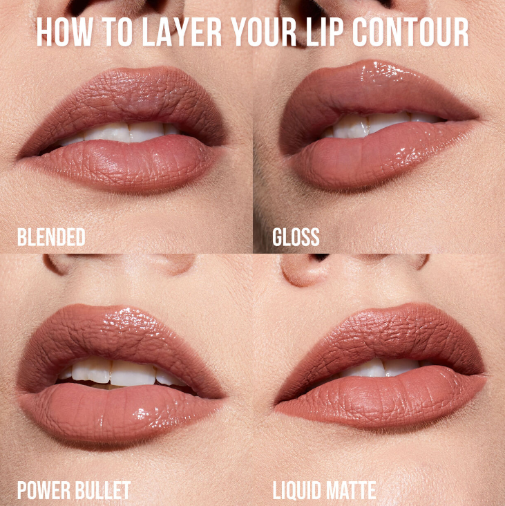 Huda Beauty Lip Contour Duo Blushed Pinks