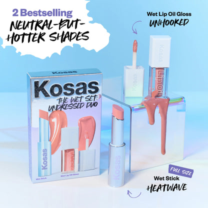 Kosas the Wet Set Undressed Lip Duo