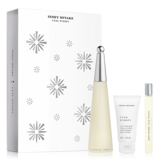 Issey Miyake L'eau D'Issey 100ml Edt 3 Piece Gift Set For Women