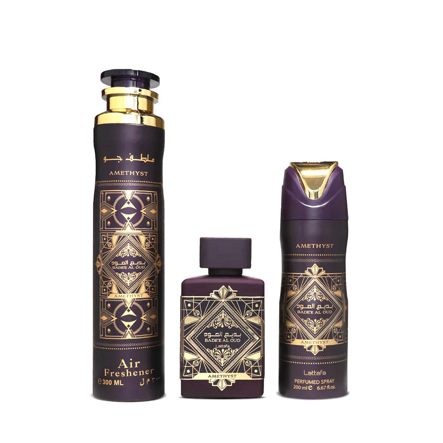 Lattafa Badee Al Oud Amethyst Gift Set Unisex