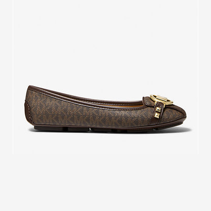Michael Kors Fulton Studded Logo Moccasin Brown
