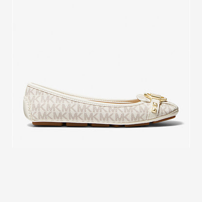 Michael Kors Fulton Studded Logo Moccasin Vanilla