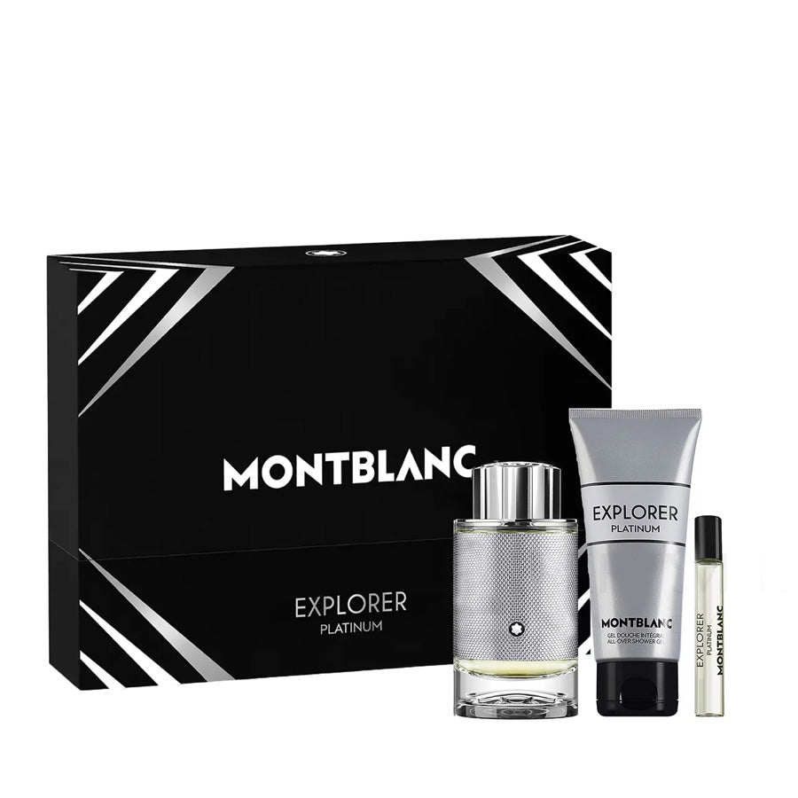 Mont Blanc Explorer Platinum Gift Set For Men