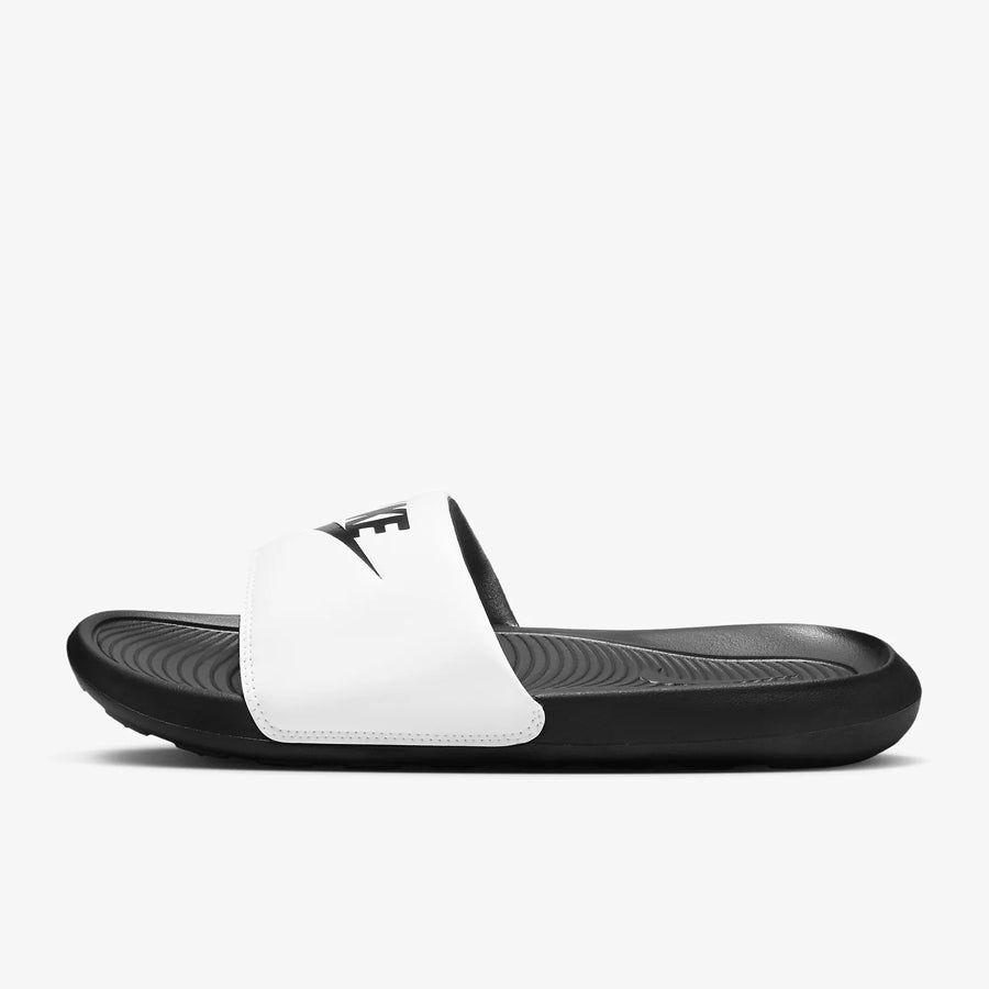 Nike Victori One Slides Black White