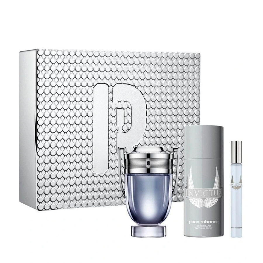Paco Rabanne Invictus Gift Set For Men
