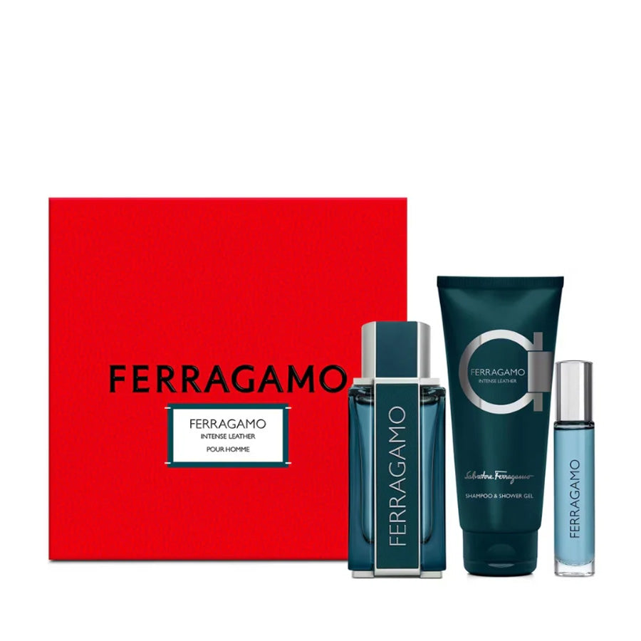 Salvatore Ferragamo Ferragamo Intense Leather Gift Set For Men