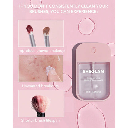 Sheglam Quick Refresh Brush Spray Cleaner 32ml 