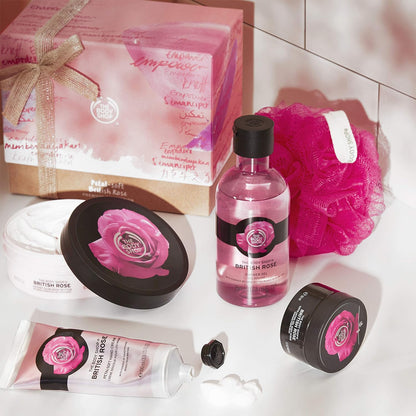 The Body Shop Petal Soft British Rose Premium set