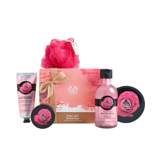 The Body Shop Petal Soft British Rose Premium set