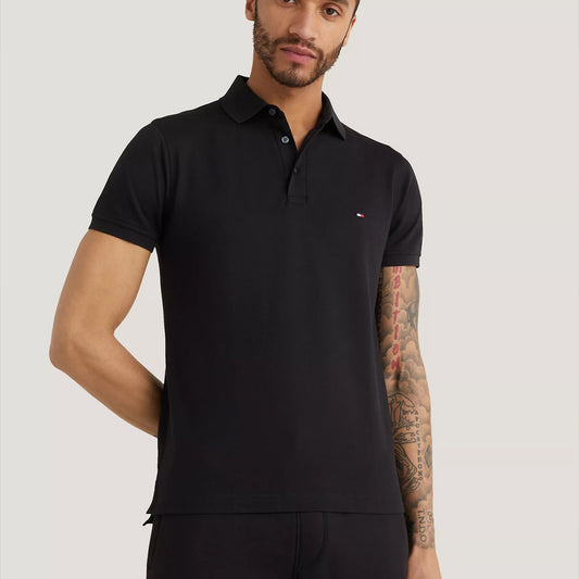 Tommy Hilfiger 1985 Slim Fit Polo Black