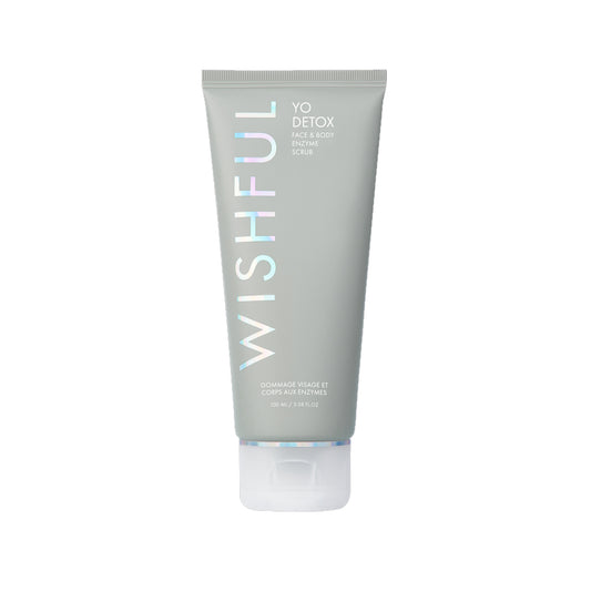 Wishful Yo Detox Charcoal Face & Body Enzyme Scrub 
