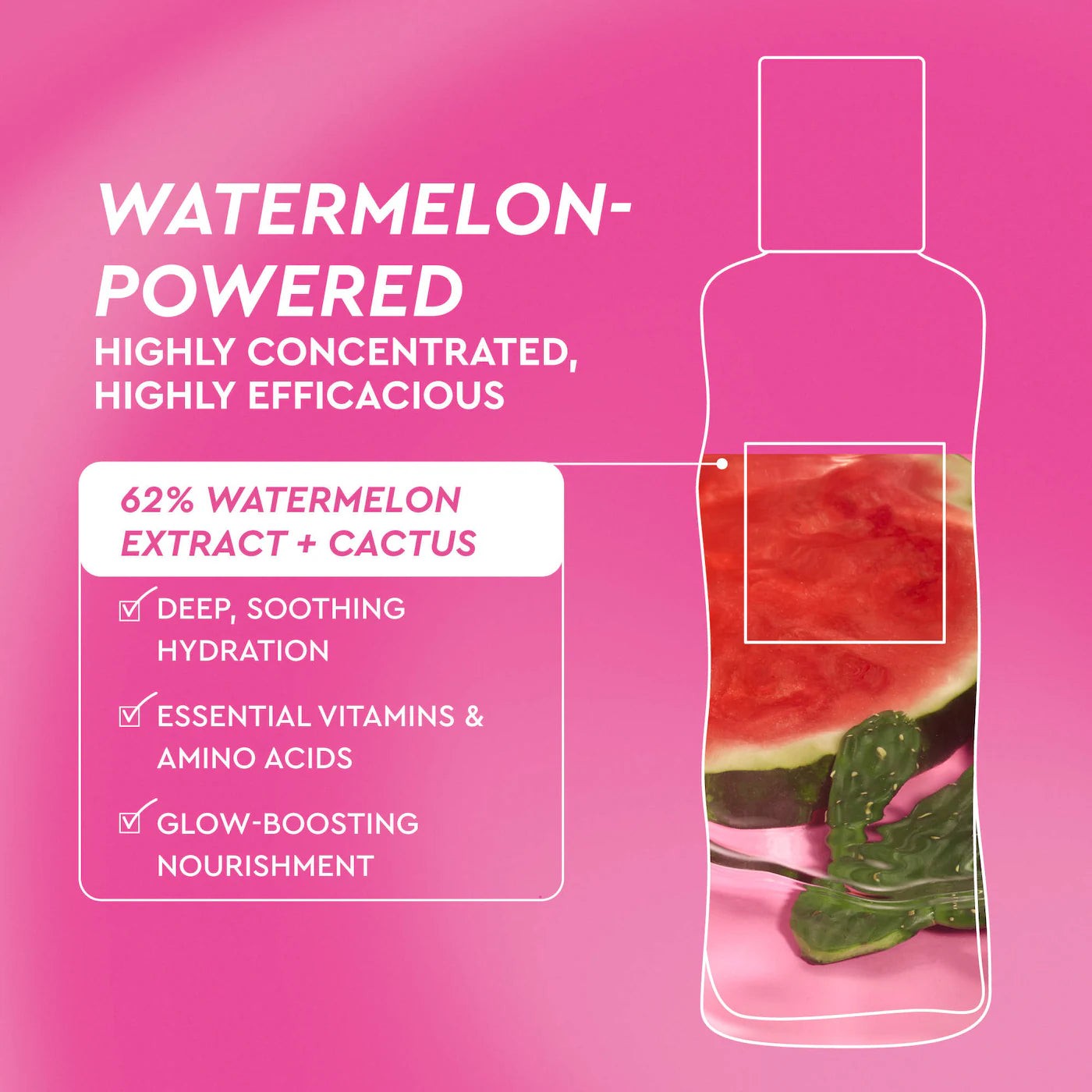 Glow Recipe Watermelon Glow PHA + BHA Pore-Tight Toner without box