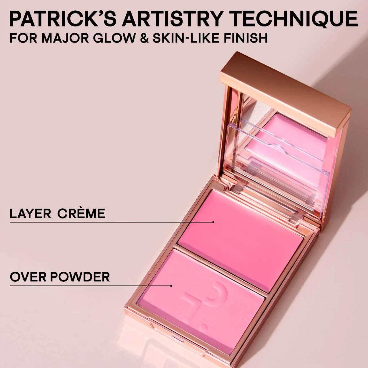 PATRICK TA Major Headlines Double-Take Crème & Powder Blush Duo