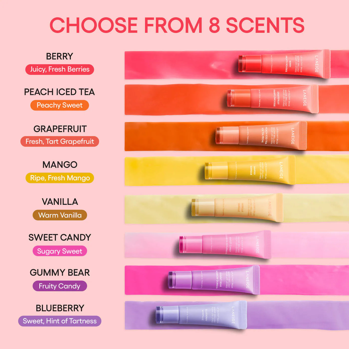 LANEIGE Lip Glowy Lightweight Hydration Balm with Shea Butter