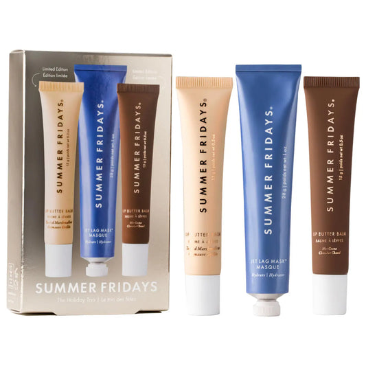 Summer Fridays The Holiday Trio Set with Lip Butter Balm in Hot Cocoa & Toasted Marshmallow