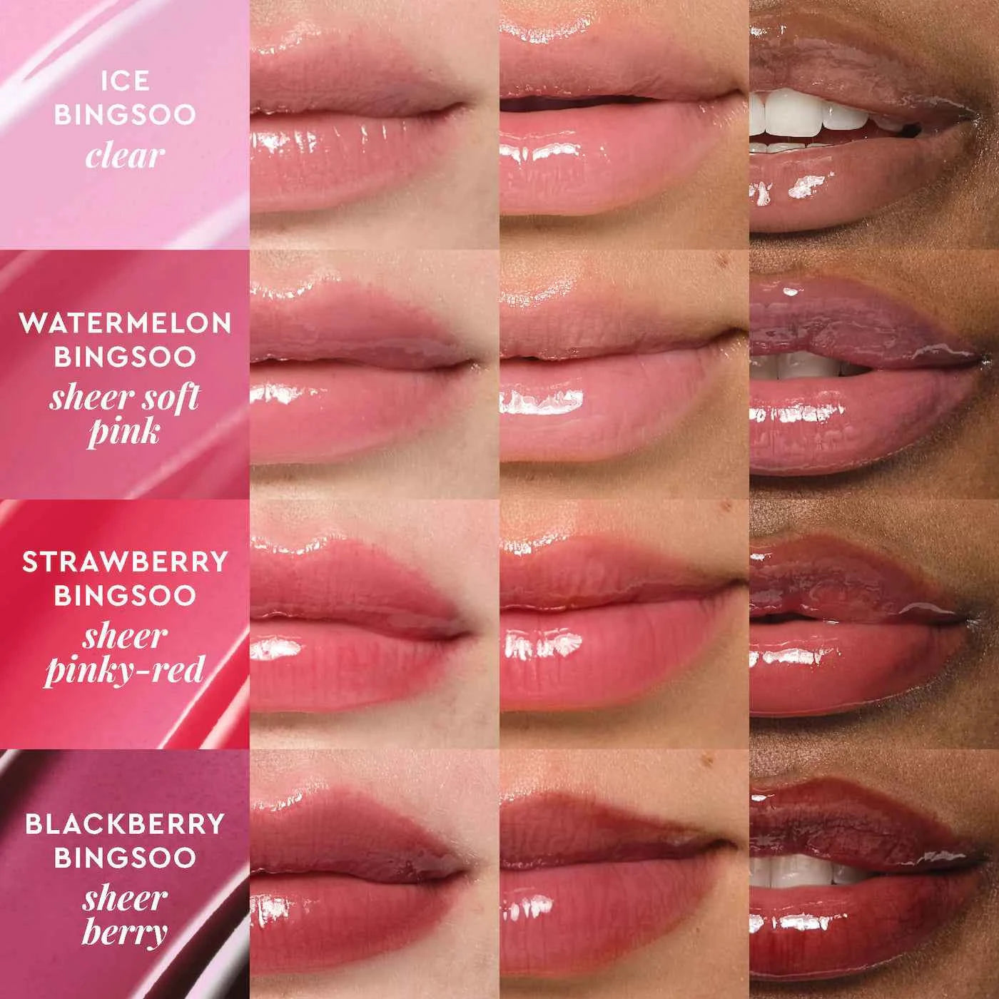 Glow Recipe Mini Glass Balm Lip Collection Gift Set