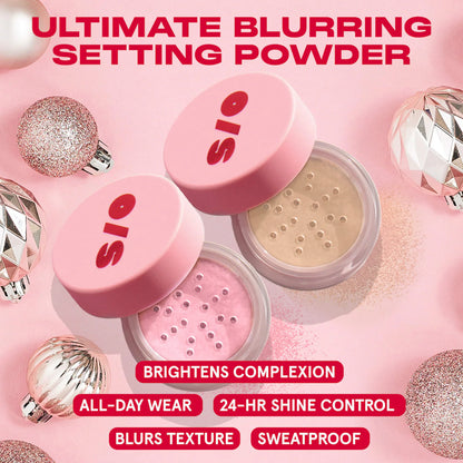 ONE SIZE by Patrick Starrr Ultimate Blurring Setting Powder Blurred & Bright Travel Duo