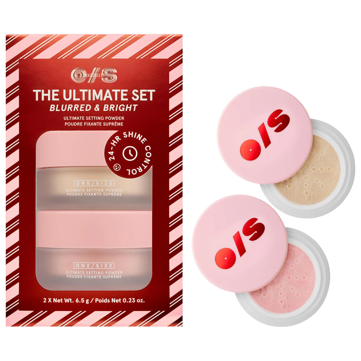 ONE SIZE by Patrick Starrr Ultimate Blurring Setting Powder Blurred & Bright Travel Duo