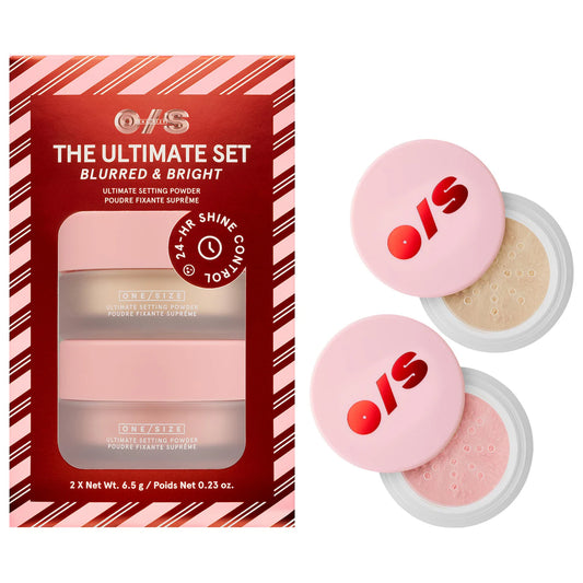 ONE SIZE by Patrick Starrr Ultimate Blurring Setting Powder Blurred & Bright Travel Duo